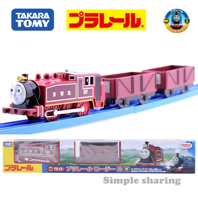 Takara Tomy tomica Plarail TS 12 Rosie модель танка Паровозик Комплект Горячая поп-игрушка миниатюрная литая под давлением детские игрушки Мягкая Детская кукла