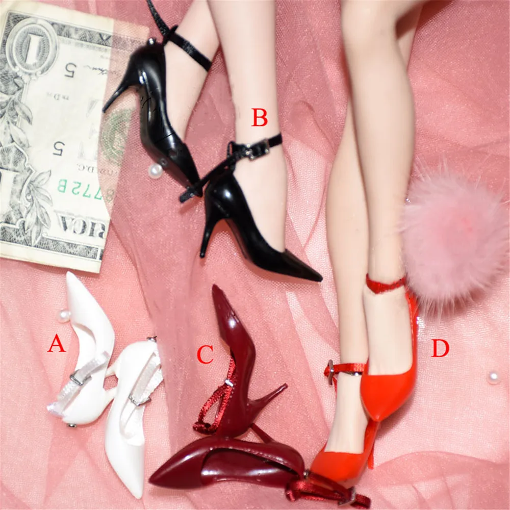 Масштаб 1/6 красивая кукольная обувь модная на высоком каблуке для 12 дюймовых экшн