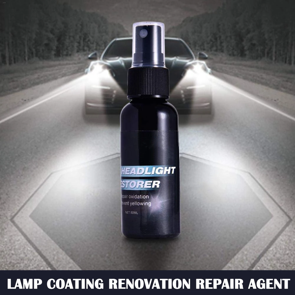 50 мл ремонт фар автомобиля агент покрытие лампы Ремонт F Best|Шлифовальная