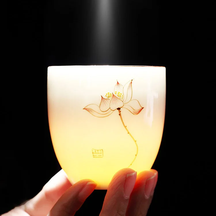 6 шт. Традиционная Керамическая чайная чашка наборы ручной росписи чашек