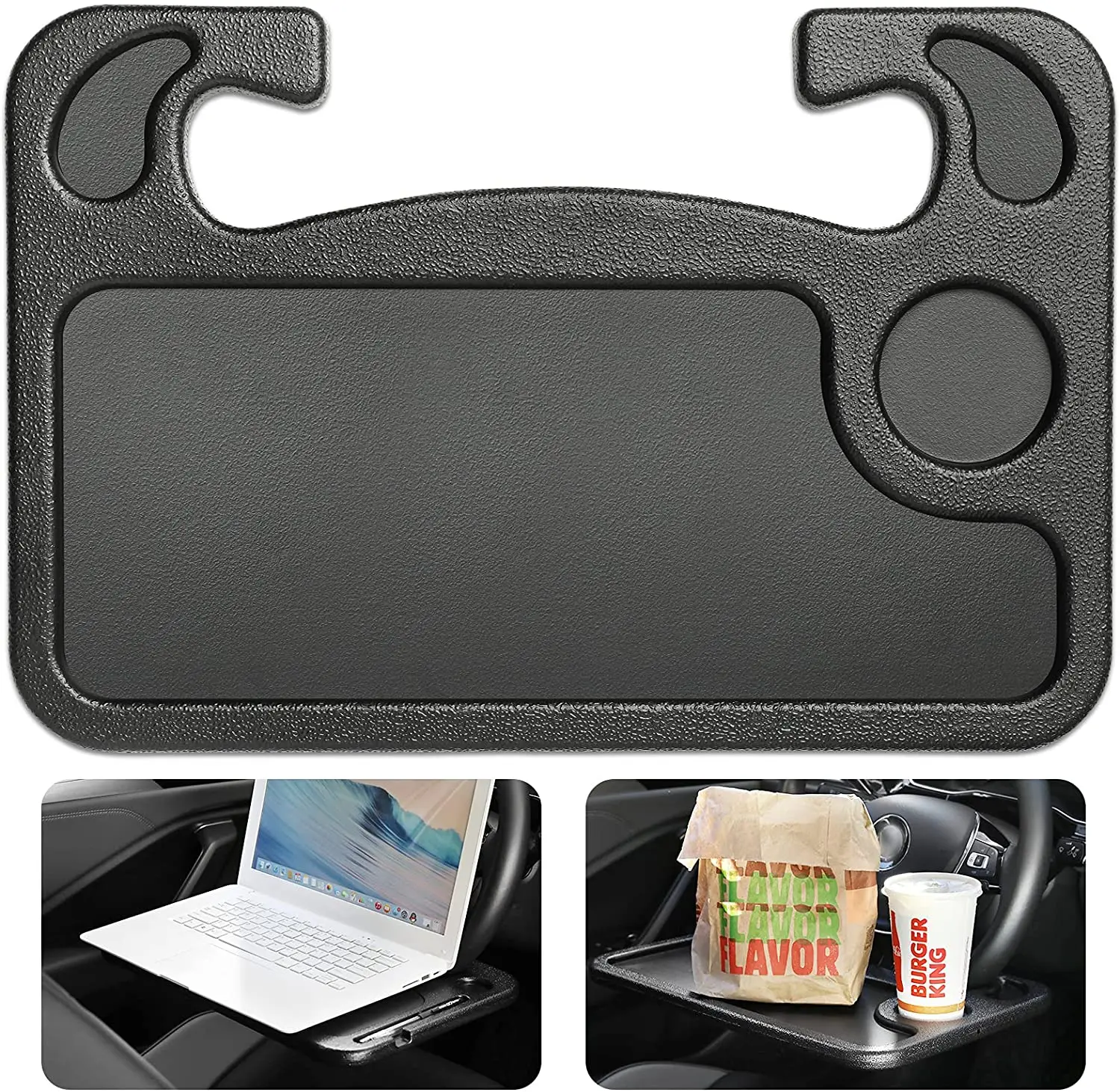 

Автомобильный держатель-подставка на руль для еды/ноутбука