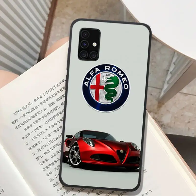 

Hot Car Alfa Romeo Logo Phone Cases for Samsung A91 01 10S 11 20 21 31 40 50 70 71 80 A2 CORE A10