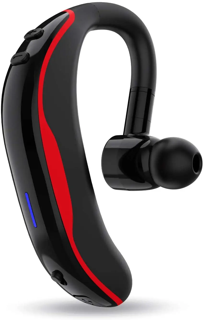 

Bluetooth Headset V5.0 Wireless Bluetooth Earpiece 18 Hrs Talktime 200 Hours Standby Time, Fit Your Both Ear, Handsfree Headset