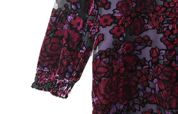 Осенняя Весенняя Повседневная Женская одежда бархатная блузка с длинным рукавом