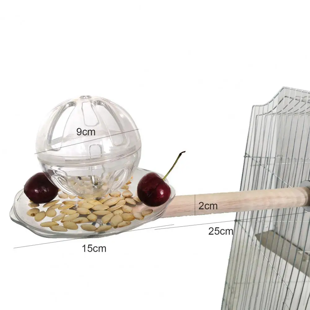 

Pet Bird Parrot Feeding Toy Foraging Ball Standing Stick Combination Pet Supply
