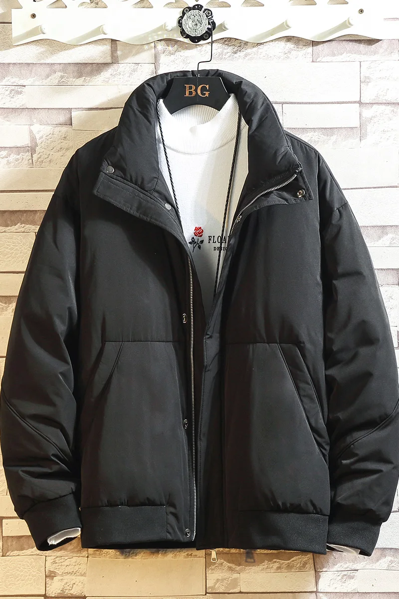 

Мужская куртка, новинка 2019, Мужская теплая хлопковая куртка, свободная одежда, куртка, Мужская одежда