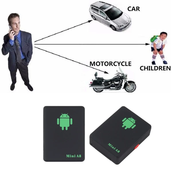 Автомобильный GSM/GPRS/gps трекер отслеживающее устройство локатора Мини A8 в реальном