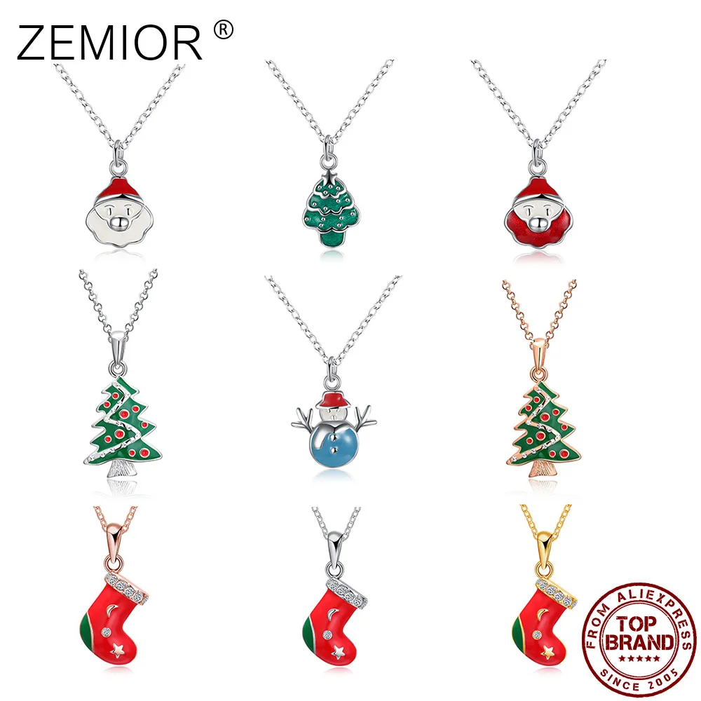 Женское рождественское ожерелье с подвеской в виде рождественской елки| |