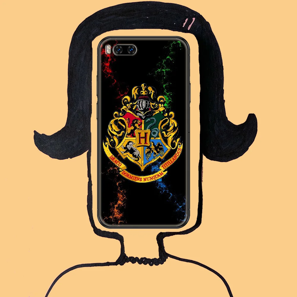 

Cute haRries cartoon Phone case For Xiaomi Mi Max Note 3 A2 A3 8 9 9T 10 Lite Pro Ultra black painting hoesjes art Etui luxury