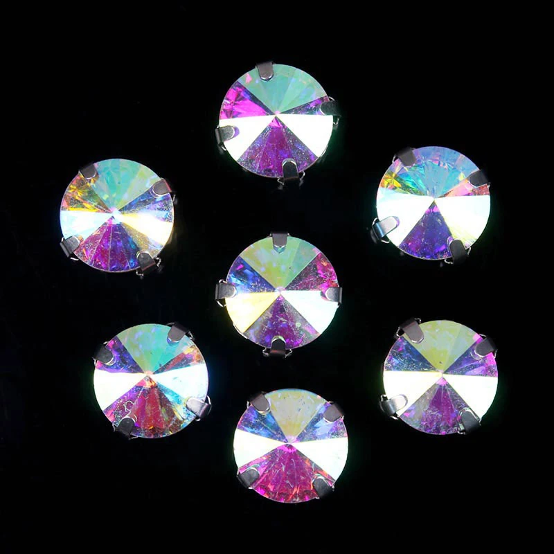 Круглая четырехкогтевая Стразы s-образное сверло со стразами бриллиантовые