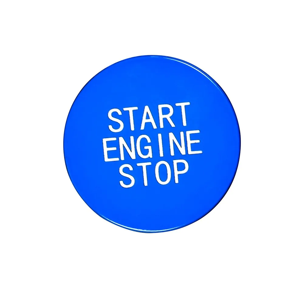 

ABS Switch Button Accessories Blue Cover Engine Replacement Scratch-resistant