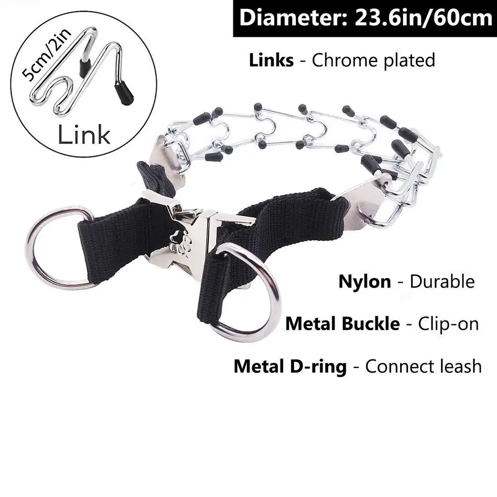 Ошейник для дрессировки собак металлический ошейник цепочка обучения