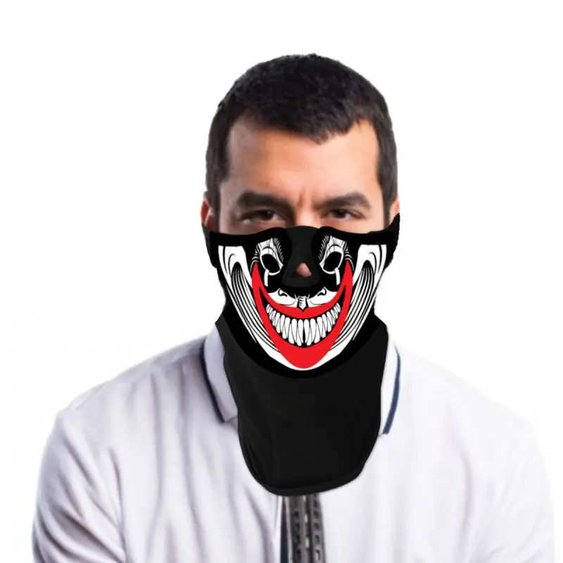 Вечерние светящиеся маски маска для езды на велосипеде Лыжный Череп полумаска