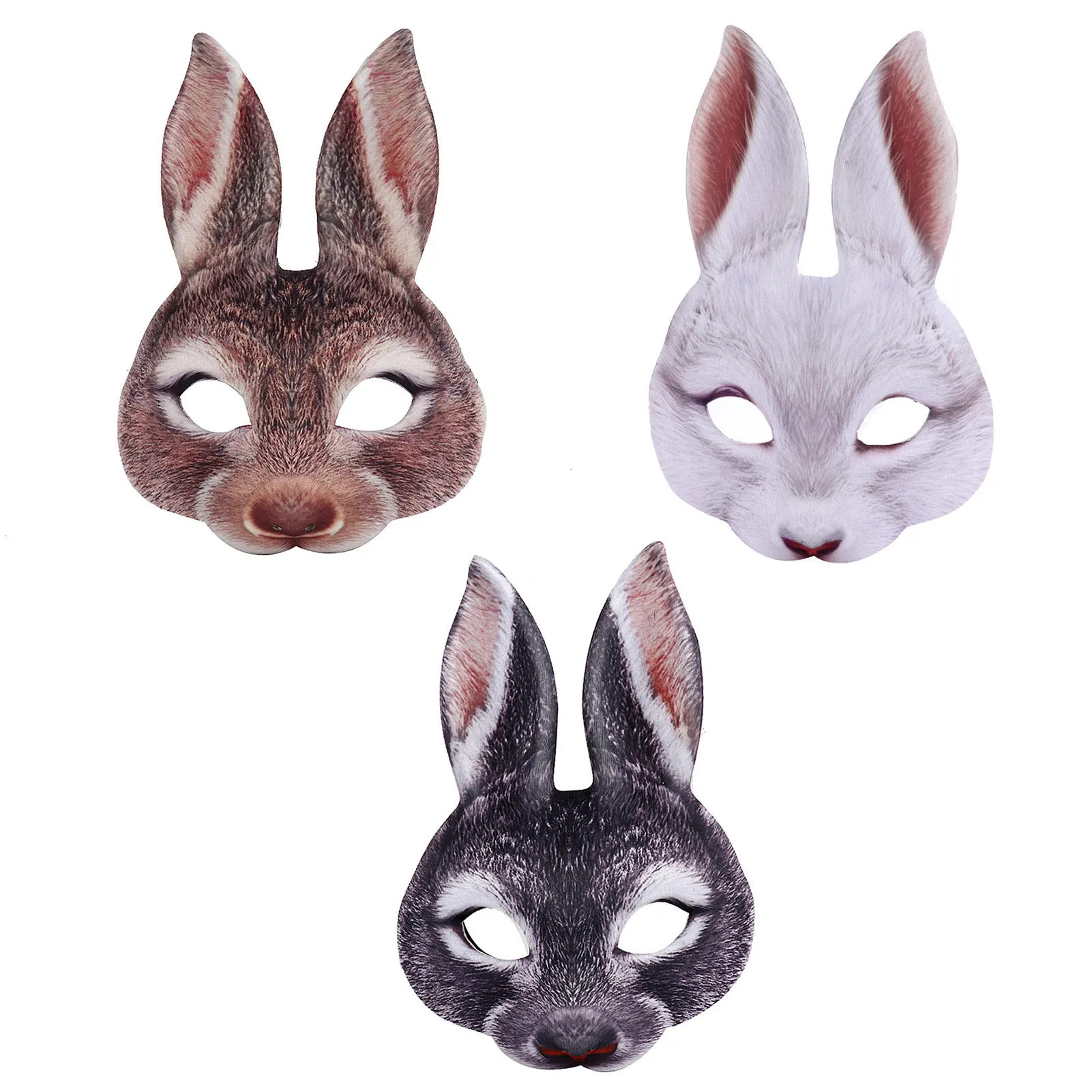 

Easter Party Face Cover Joyful Rabbit Face Protector Easter Party Costume Accessories Masquerade Ball Rabbit Rabbit Prank