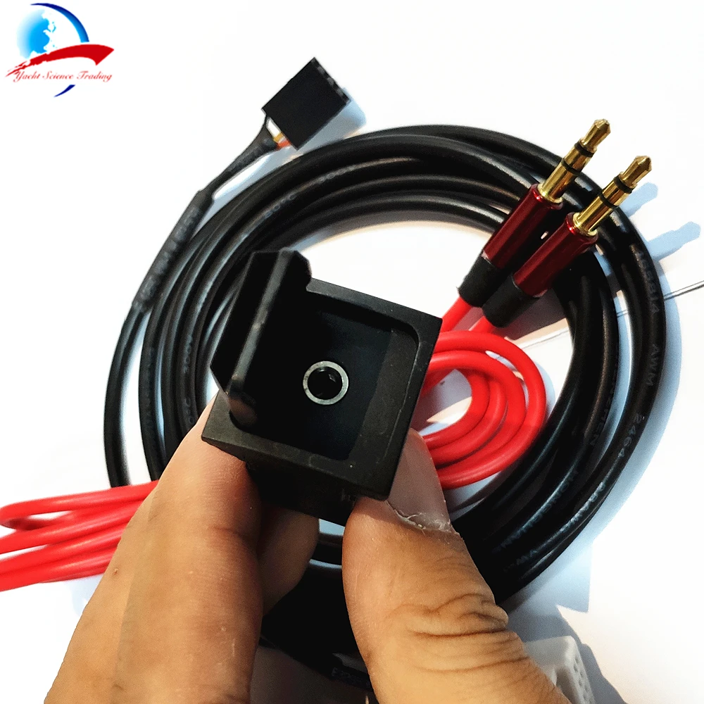 1 шт. кабель переключения AUX USB адаптер для RCD510 RNS510 RNS315 RCD310 RCD300 VW Golf/GTI/R MK5 MK6 Jetta 5KD035724 GW