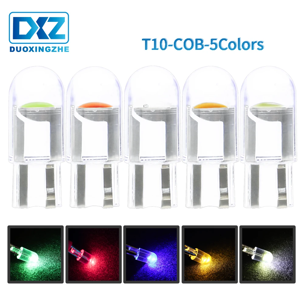 DXZ автомобиля T10 Led Canbus 6000K белый w5w светодиодные лампы DRL поворотные парковочные