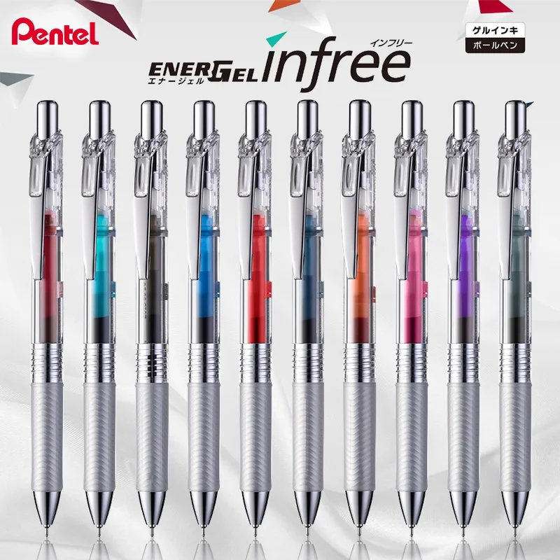 Japan Pentel BLN75-limited Gel Pen 0.5mm Smooth Writing Water Based Colored Ink ENERGEL Infree School Office Stationery