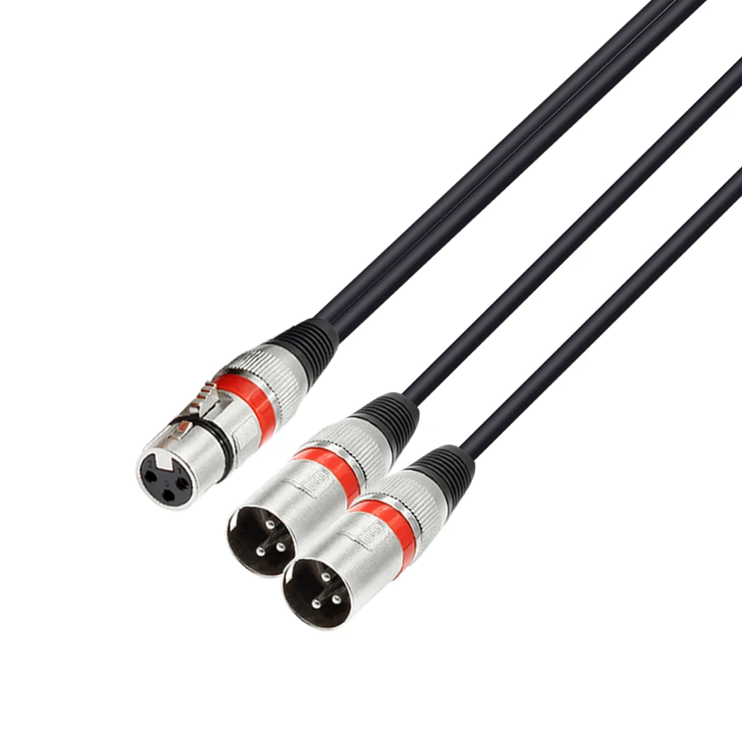 Jorinдо 0 3 м/футов XLR гнездовой к двойному Штекерный аудиокабель 3-отверстие 2 XLE