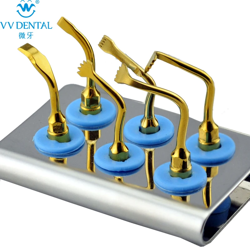 

VV DENTAL Ultrasonic Scaler Bone Cutting Surgery Tips Kit Compatible With MECTRON /NSK Handpiece US1R/US1L/US1/US2/US3/US5