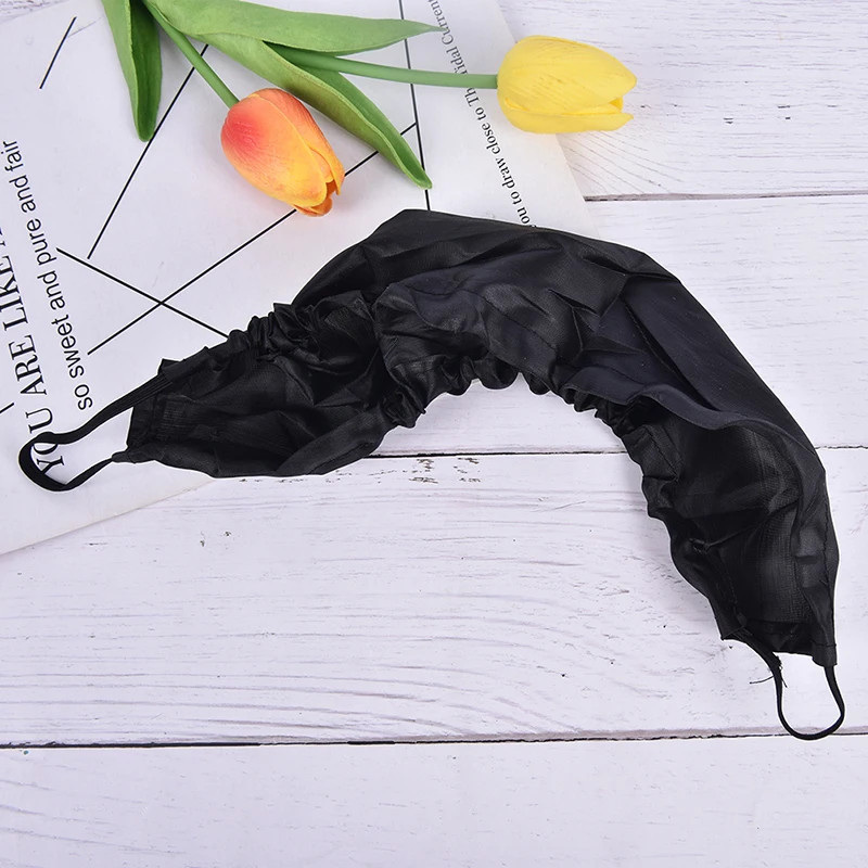 

1PCS Black Beard Big Bandana Anti Stick Rice Beard Cover Men's Beard Apron