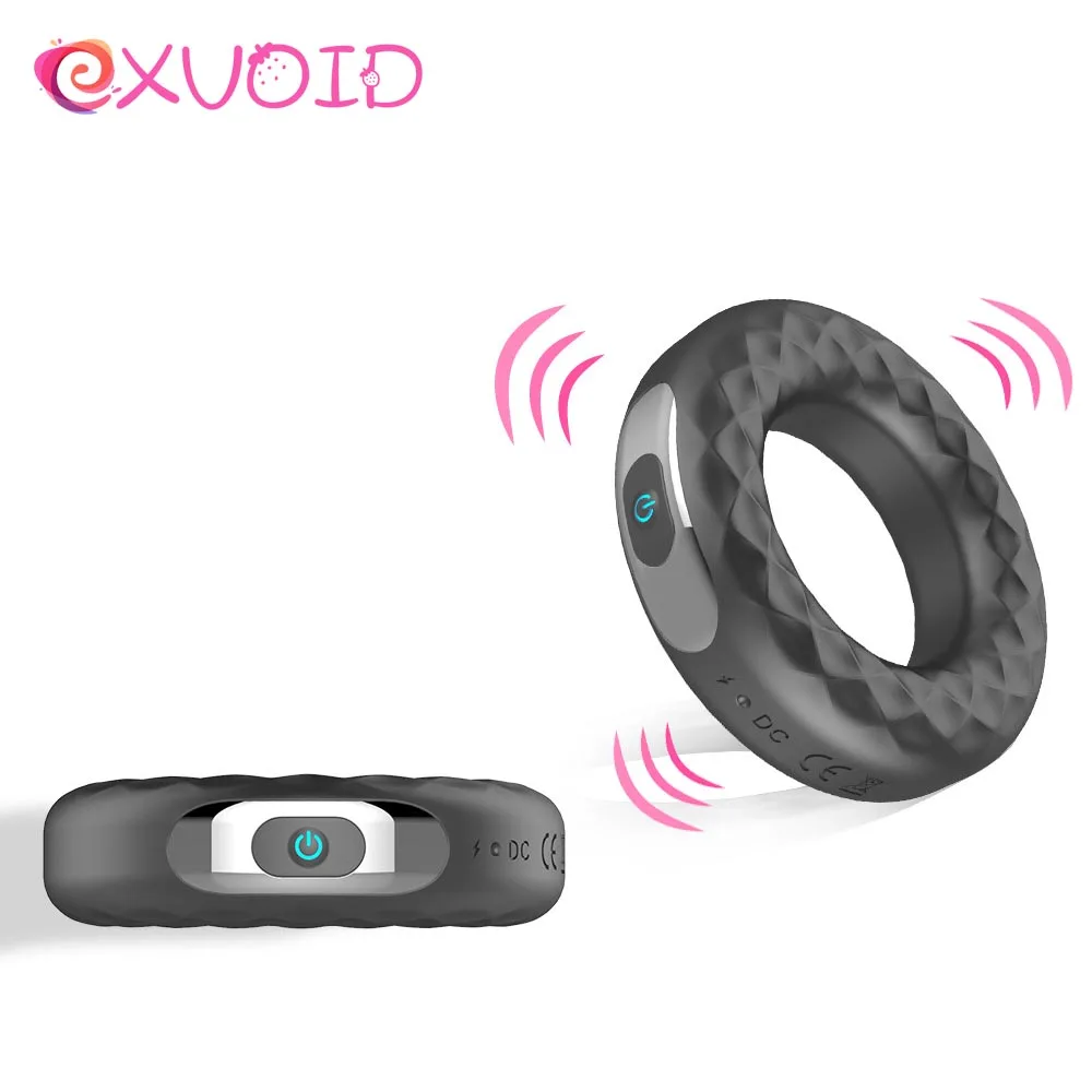 EXVOID петух силиконовые кольца Задержка эякуляции секс игрушки для мужчин мужской