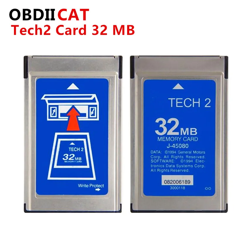 OBDIICAT новые для G-M Tech2 карты с 6 программное обеспечение карточка 32MB автомобильный