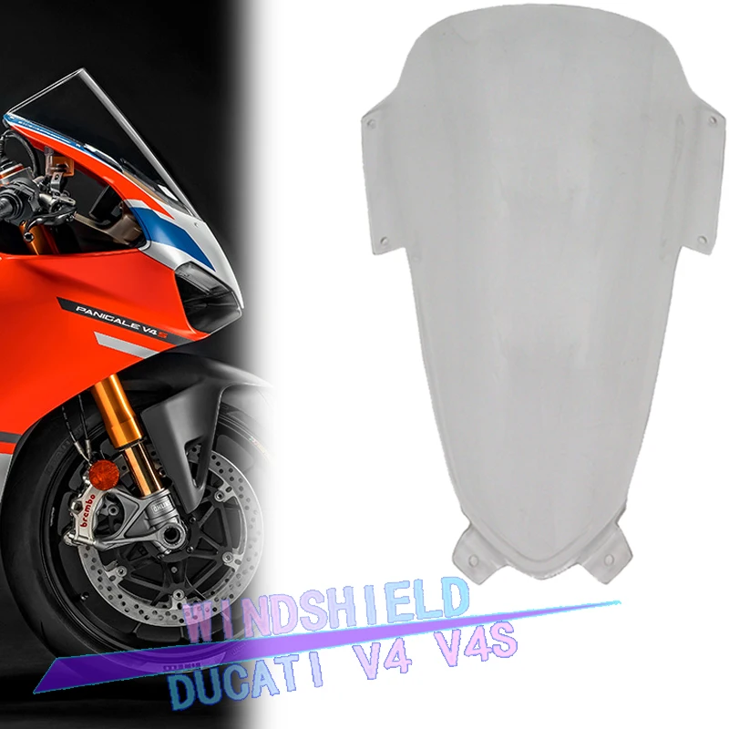 

Windshield Suitable For Ducati V4 v4 v4s v4r V4S V4R 2018 2019 2020 Windshield High Quality Windshield Injected