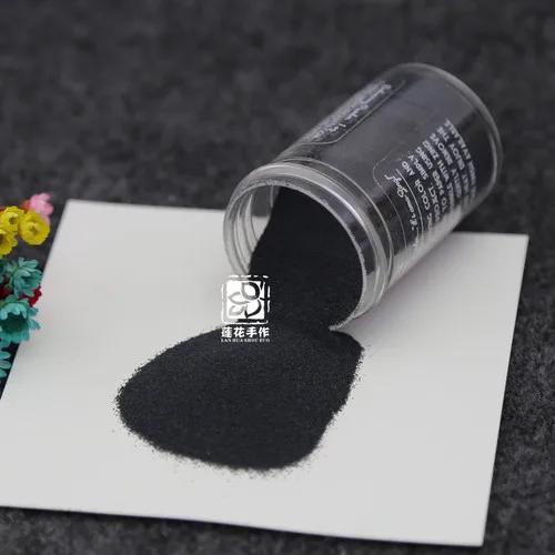 Charcoal color Металлический рельефный порошок для теснения Скрапбукинг поздравительная открытка материал тисненый порошок DIY металлический лак золотой материал - Цвет: Charcoal color