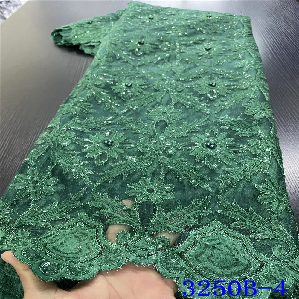 Новинка 2020 французские сетчатые кружева нигерийская вышивка тюлевые ткани с
