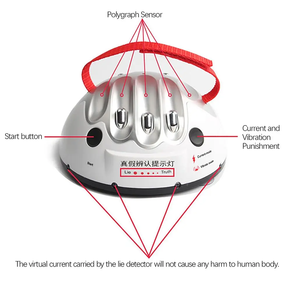 

Polygraph Shocking Liar Micro Electric Lie Detector Test Truth Dare Game