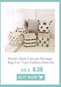 Nordic Стиль Холст сумка для хранения игрушек одежда для детской комнаты, органайзер, сумка, карман для хранения холста чехол с подставкой для детей 32x32 см