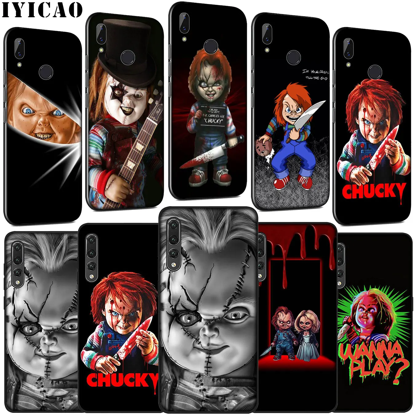 Мягкий силиконовый чехол Charles Chucky Doll IT Pennywise для Huawei P30 P20 Pro P10 P9 Lite Mini 2017 2016 P Smart Z Plus