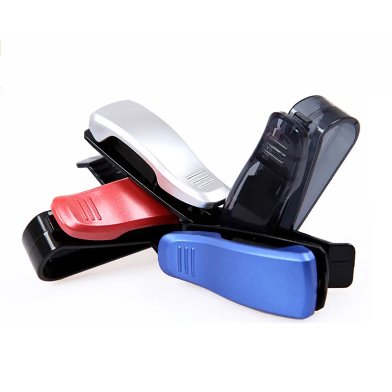 Очки из АБС Клип Автомобильный держатель для очков солнцезащитный козырек зажим