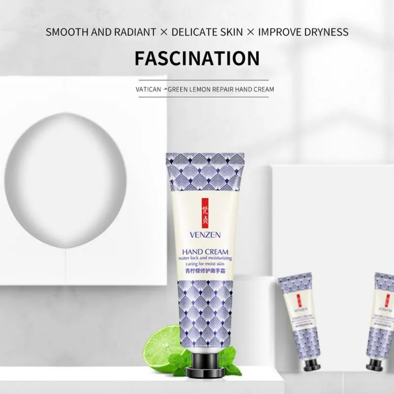 2019 Plant Essence Hand Cream Moisturizing Smooth Fine Lines Brighten Skin Color Nourishing For Winter |