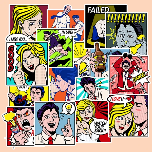 20 штук в ретро-ностальгии для Стикеры s ремесла и Скрапбукинг книга Студенческая