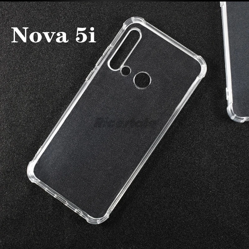 Huawei Nova 5i противоударный чехол для Nova5i прозрачный мягкий ТПУ ударопрочный