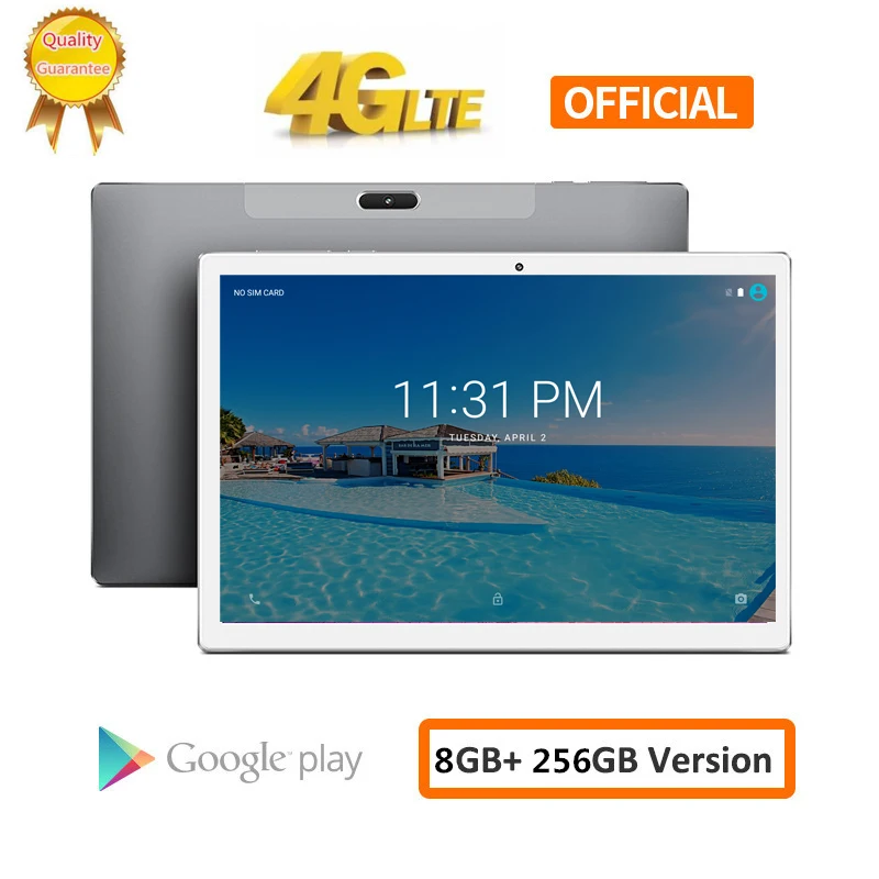 CARBAYTA 8 ГБ ОЗУ 256 Гб ПЗУ 10 1 дюймов планшетный ПК Android 0 2560x1600 MT6797 X20 Дека ядро 4G телефон