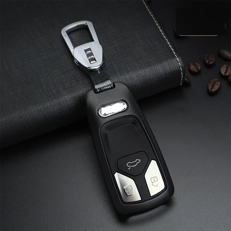 Aluminum Alloy car key case cover Key shell For Audi A4L A5 A6L Q3 Q5 Q7 protector | Автомобили и мотоциклы