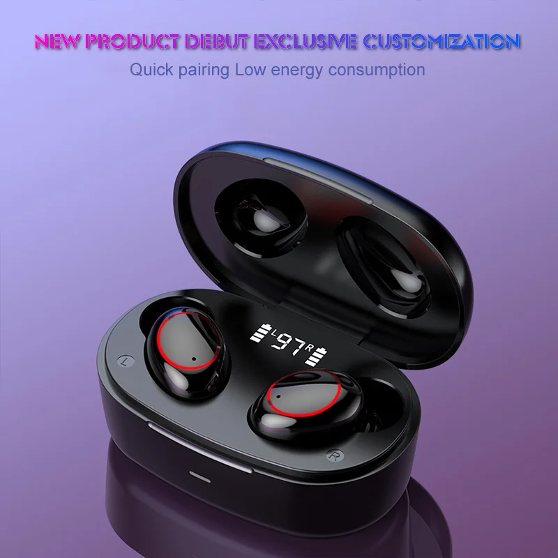 Беспроводные Bluetooth наушники с зарядным устройством на 500 мА · ч HD стерео