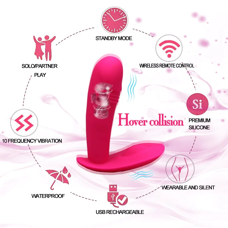 Фаллоимитатор вибратор трусики для женщин Бабочка g точка Стимулятор клитора