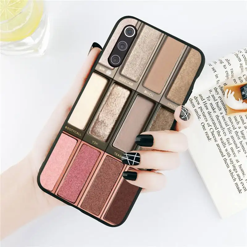 

Naked Palette Fashion Glam Makeup Palette Phone Cases For Xiaomi Redmi note 7 8 9 t k30 max3 9 s 10 pro lite Luxury brand shell