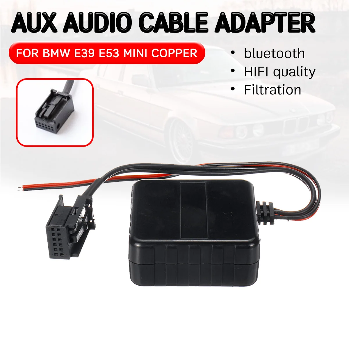 

Для BMW E85 E86 Z4 2003-2008 для BMW E83 X3 2004-2010 для MINI медный кабель адаптер Hifi качественный bluetooth Aux приемник