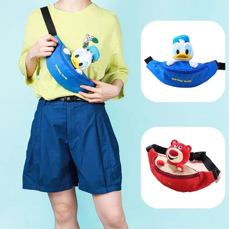 Сумка-мессенджер для бега из ткани Оксфорд с мультипликационным 3D Дональдом