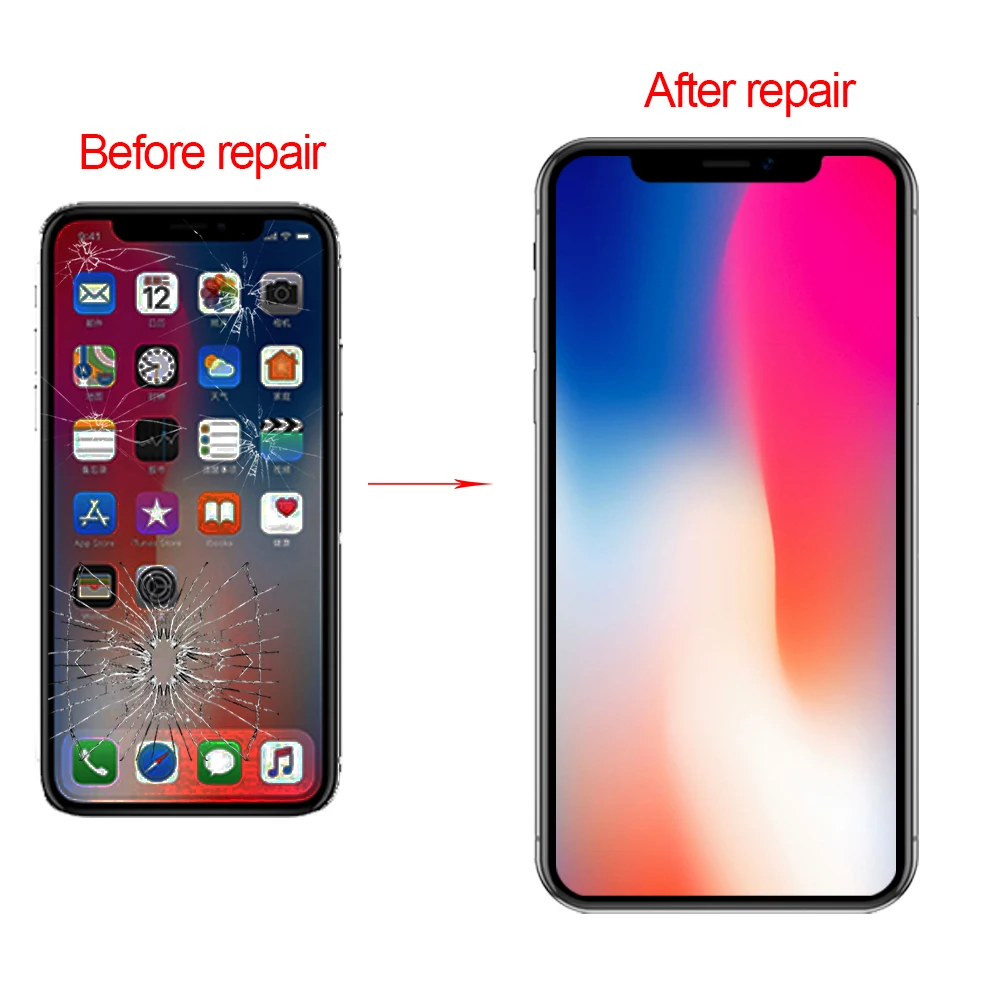 AAA +++ для iPhone X OLED TFT с 3D сенсорным дигитайзером в сборе ЖК экран Pantalla сменный