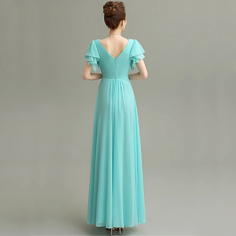 

Chiffon Bridesmaid Dresses Long Formal Evening Dress Wedding Party Gowns