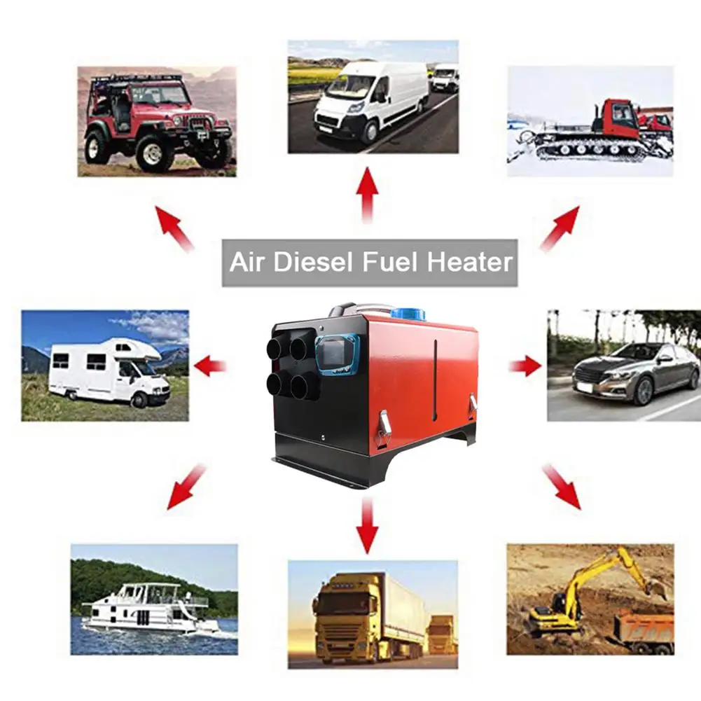 

8KW Remote Control Car Heater With LCD Display Low-noise 12V 24V Autonomous Heater 12v Air Fuel Diesel Heater For RVs Trucks
