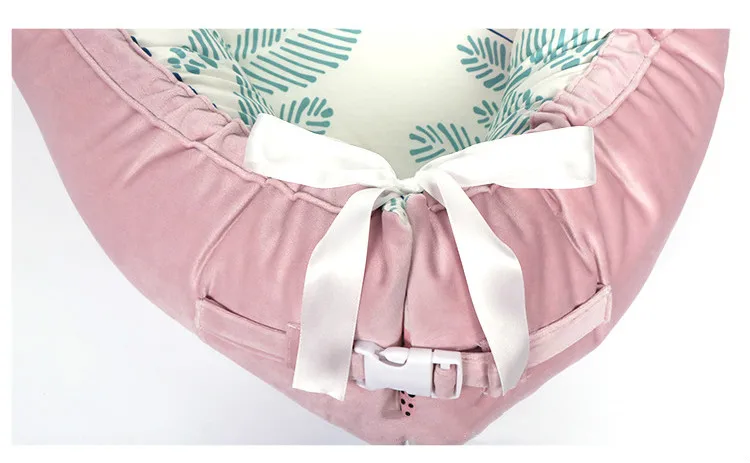 Портативная детская кроватка для новорожденных дорожная складная бампер