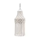 Абажур плетеный в богемном стиле, лампа ручной работы в богемном стиле, с кисточками, защитный чехол, украшение для лампы