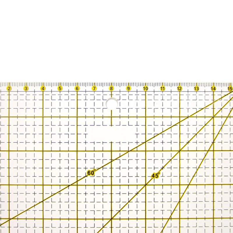 16*16 см выстегивающаяся линейка сетки линии разделочный коврик Ремесло карта