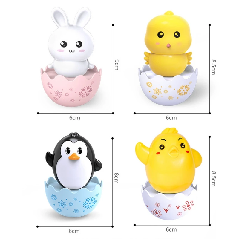 Новый милый мультфильм Забавный цыпленок неваляшка Детские игрушки игра в мозги